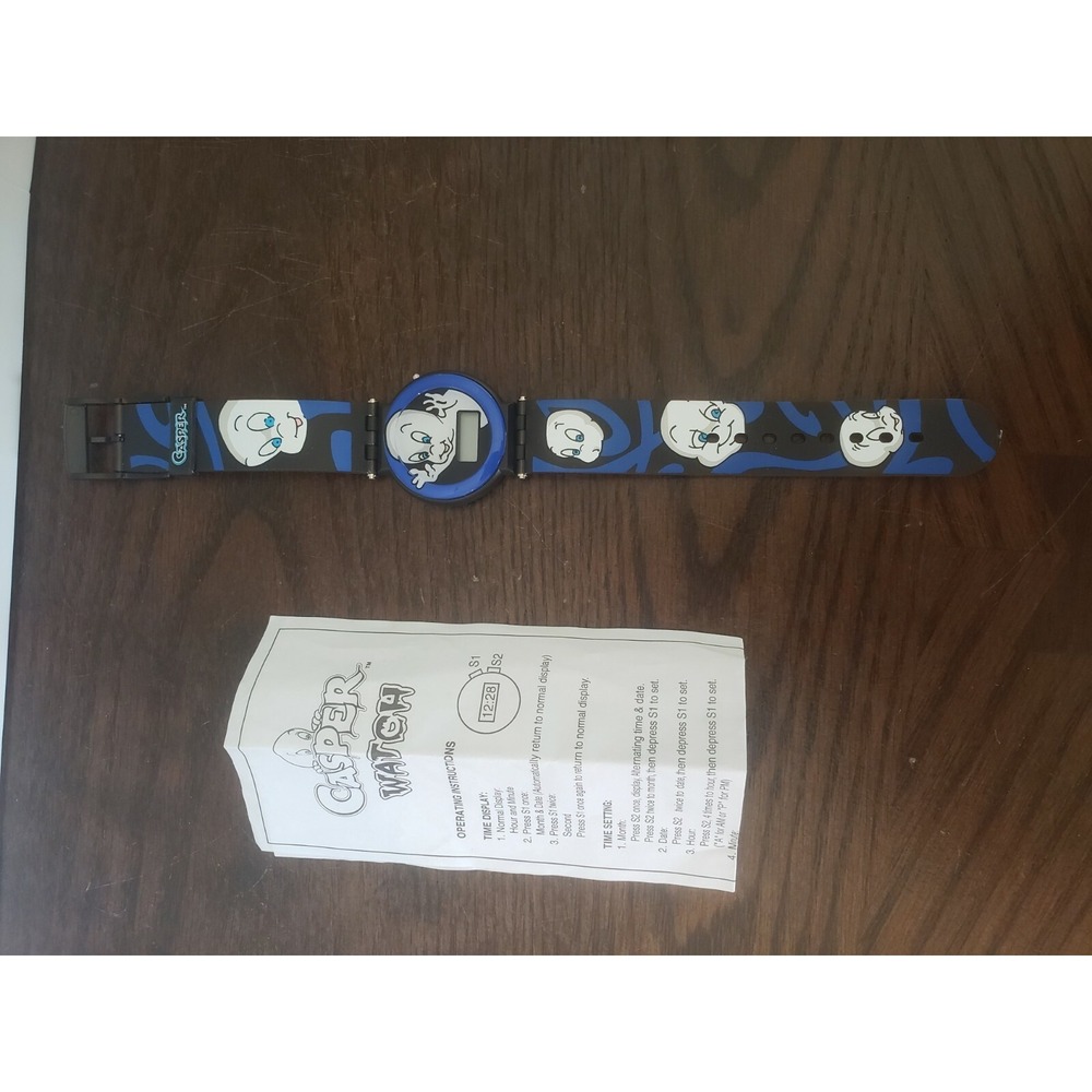 CASPER‎ The Friendly Ghost Watch 1995 Universal Studios RARE Need Battery
